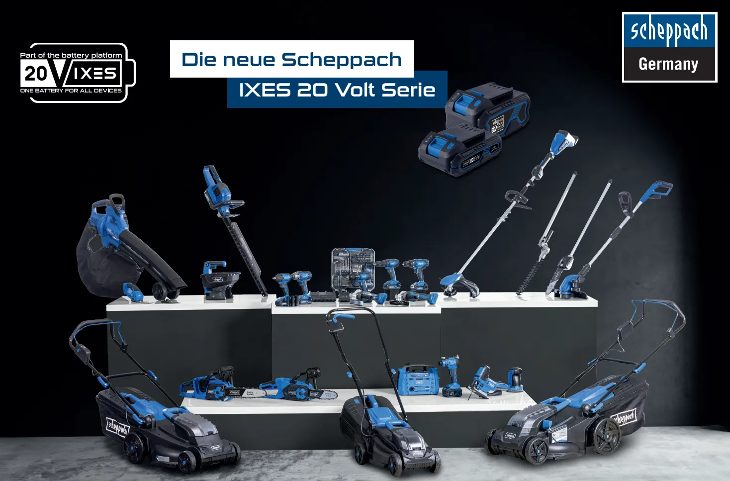 scheppach IXES 20 Volt Serie